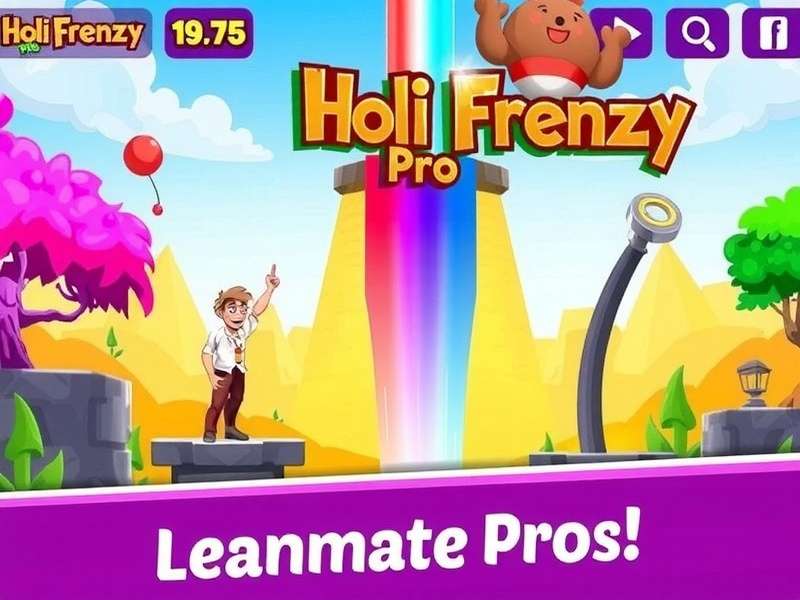 Holi Frenzy Pro Color Throwing Gameplay Holi Frenzy Pro Game Screenshot
